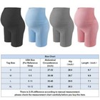 Women Maternity Belly Support Biker Shorts Athletic Stretch Shorts Size S m l xl