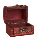 Handmade Small Wooden Box Wood Gift Jewelry Earrings Ring Container Vintage