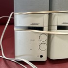 Bose Media Mate Computer Personal Stereo Speakers White Beige Tested Works