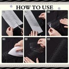 6 Sheet Glitter Iron On Transfers - 18 Pcs Glass Rhinestone Hotfix Appliques    