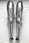 Medieval Steel Warrior Gothic Leg Armor Full Set Knight Greaves Armor Sabatons