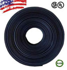 50 Ft  50  Feet Black 1  25mm Polyolefin 2 1 Heat Shrink Tubing Tube Cable Us Ul