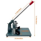 Corner Rounder Punch Cutter paper Card Cutting Machine W r6 1 4   R10 3 8  blade