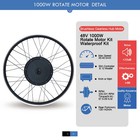 Electric Bicycle Conversion Kit 48v 1000w Rear Rotate Hub Motor Wheel