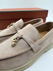 Loro Piana Summer Charm Walk Loafer Women   s Eu 38 Sandstone Yacht Shoes
