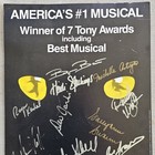 Original 1981 Cats Broadway Winter Garden Theatre Cast Signed Poster Window Card