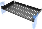 1u Vented Server Rack Shelf Steel 19 Inches 10 Inch Deep Adjustable Mounting