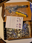 New Preciva Grommet Tool Kit  Portable Handheld Hole Punch Pliers Grommet Kit