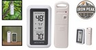 Digital Thermometer Indoor Outdoor Wireless Lcd Temperature Gauge White