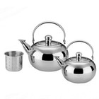 Stainless Steel Kettle Pot Camp Tea Coffee Pot Outdoor Hiking Gear 