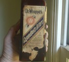 Dr wonne s Gesundheits Bitters Label Only 1906 Rare Chicago Bitters Bottle