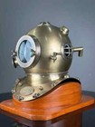 Vintage Diving Helmet Us Navy Mark V Deep Sea Divers Antique Scuba Divers Helmet