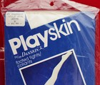    danskin Playskin Tights Footed White Color Size B   Vintage Canada