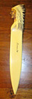 Antique Vintage Celluloid Letter Opener Native American Indian 9 1 4  L