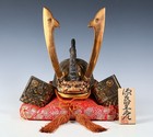 Japanese Old Vintage Samurai Kabuto -dragon Helmet- Genji Style