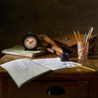 Vintage Analog Alarm Clock  4 Inch Super Silent Non Ticking Small Clock With    