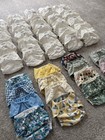 Esembly Reusable Cloth Diaper Huge Lot 14 Sz 1 Outers 30 Sz 1 Inners Euc
