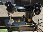 Stunning 1950 Singer Sewing Machine 221-1 Featherweight 1st Year Serial Aj929503