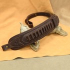 Leather Rifle Gun Sling Carry Straps   Shell Holder Buttstocks Special Offer 