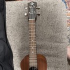 Luna Guitars Mo El Concert Acoustic-electric Ukulele Lizard Design