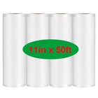 4 Mil Heavy Duty Vacuum Sealer Bags 11 x50  - Freezer Burn Prevention  Microwave