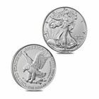 2021  1 Type 2 American Silver Eagle 1 Oz Bu Silver Bullion Coins Free Ship