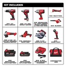 Milwaukee M18 18-volt Lithium-ion Cordless Combo Kit 9-tool With 2-batteries Nib