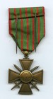 Wwi France French 1914-1917 Croix De Guerre Medal With Hanger  one Star 