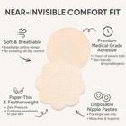 400p Disposable Nipple Covers  200 Petal   200 Round Breathable Non-woven Pastie