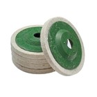 4 Inch Wool Felt Car Polishing Wheel Disc Pad  Bore Dia Polishing Wheel 5pcs
