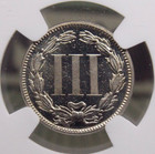 1883 Proof Three Cent Nickel 3cn Ngc Proof Details  001 Obsolete Ecc c  Inc 