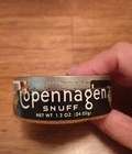 Vintage antique Copenhagen Snuff  Empty Tin   Can 1986 Statue Of Liberty
