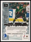 1999-00 Be A Player Millennium Signature  75 Jamie Langenbrunner Auto Gold