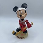 Vintage Disney Detroit Redwings Donald  Mickey  Goofy Slapshot Bobbleheads 