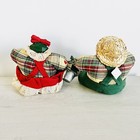 Vintage Russ Berrie   Country Folks Mrs And Mr Frogs