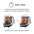 Baby Brezza One Step Food Maker Deluxe     Auto Shut Off  Dishwasher White 
