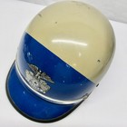 Vtg Bell Toptex Police Motorcycle Helmet 1960s 70s Az Highway Patrol Rare 