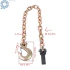 2 Pack Trailer Safety Chains With Hooks 3 8      35  Tow Chain 21 000 Lbs G80