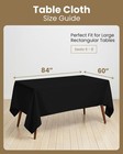 Utopia Kitchen Rectangle Table Cloth 1 Pack  60x84 Inches   Tablecloth   