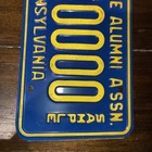 Vintage Penn State Football Sample  License Plate Pennsylvania