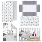 Neutral Baby Crib Bedding Set Boy 28 x52   8  Deep Pocket - 5 Pcs B    Fast Ship