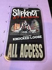 2 Slipknot Commemorative 2022 And 2024 All Access Backstage Passes And Lanyards