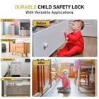 Magnetic Cabinet Locks For Child Baby Proof Safety Cupboard Door Drawer Kitchen