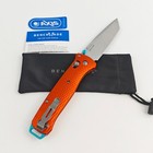 Benchmade Bailout 537-2301 Orange Aluminum Cpm-3v Blade Tanto Folding Knife