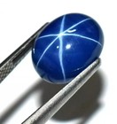 9 Ct  Natural 6-rays Blue Star Sapphire Oval Cabochon Loose Certified Gemstone