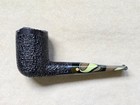 Moretti Pipe Black Rusticated Freehand Natural Top Commando Stem