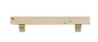 Unfinished Beam Wood Shelf Floating Rustic Fireplace Mantle Mantel With Corbels 