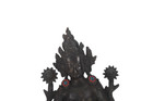 Antique Tibetan Green Tara Statue - Bronze Silver Finish 12  Buddhist Altar Art