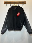 Rolling Stones 1994 Budweiser Voodoo Lounge Tour Jacket   Large  Black  Leather