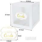 Wedding Card Box For Reception  Frosted With White Border Gift Card Box For W   